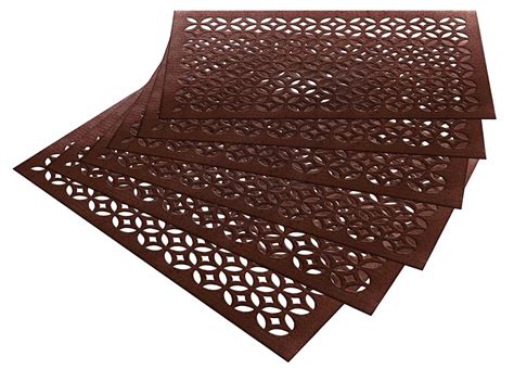 Buy Kuber Industries Multiuses Arccircle Design Pvc Rectangle Placemat