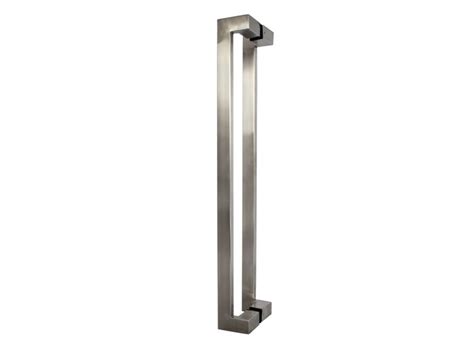 Pull Handle Set Mm Offset Brushed Stainless Steel