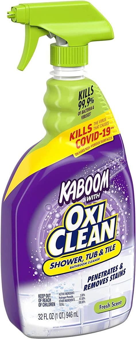 Kaboom Shower Tub Tile With The Power Of Oxiclean Stainfighters