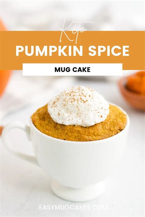 Keto Pumpkin Mug Cake Recipe Easymugcakes