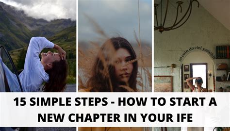 18 Simple Steps How To Start A New Chapter In Your Life