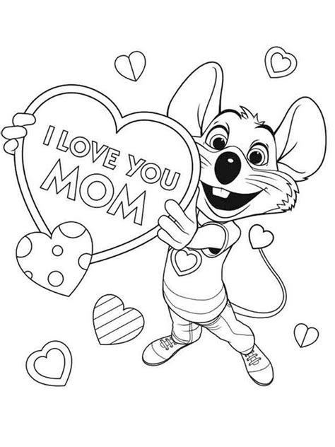 Chuck E Cheese Coloring Pages Free Coloring Pages Printables