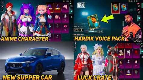 🔥new Hardik Pandya Voice Pack Bgmi Next Supper Car Bgmi Next Lucky