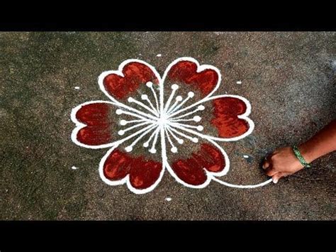 Vinayagar Chaturthi Flowers Kolam Ganesh Festival Kolam Flowers Muggulu