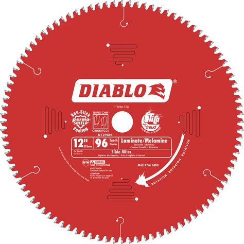 Diablo Steel Demon Nonferrous Metal-Cutting Circular Saw Blade, 12in. x