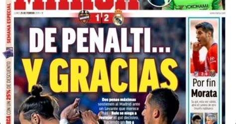 Levante Real Madrid Portadas De Marca Y As