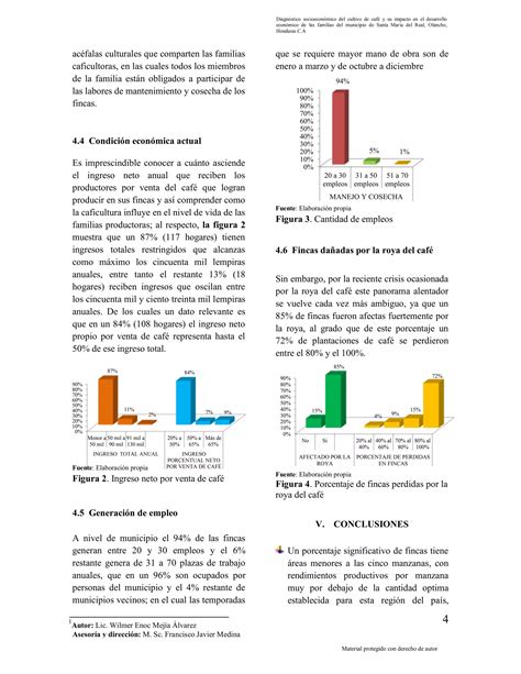 Diagn Stico Socioecon Mico Del Cultivo De Caf Y Su Impacto En El