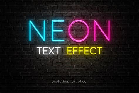 115 Best Neon Text Effects Templates Graphic Design Resources