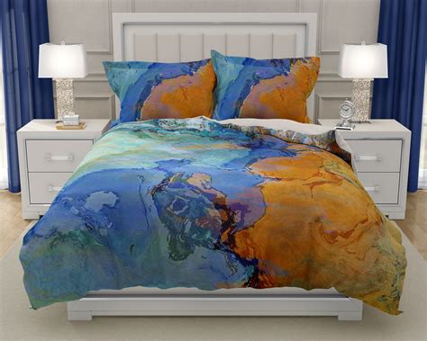 Abstract Art Duvet Cover King Duvet Cover Or Queen Duvet Etsy