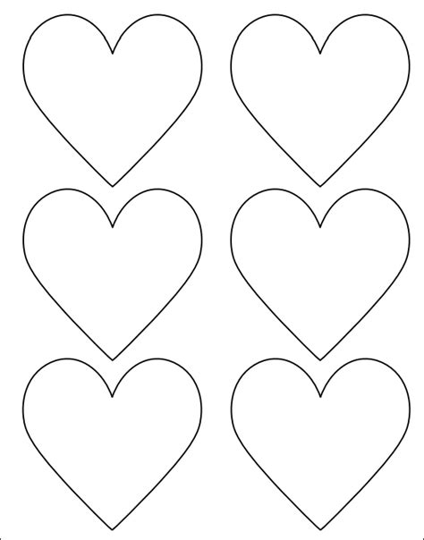 Heart Template For Word