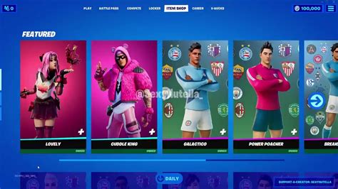 Lovely And Cuddle King Preview Item Shop Fortnite Youtube