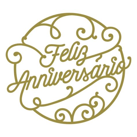 Design Png E Svg De Distintivo Português Feliz Aniversario Para Camisetas