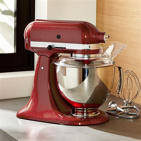 KitchenAid KSM150PSER Artisan Empire Red Stand Mix Crate And Barrel