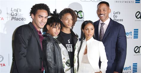 Will Jada Pinkett Smith Willow Jaden Trey Cute Family