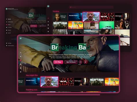 TV streaming app by Dylan on Dribbble