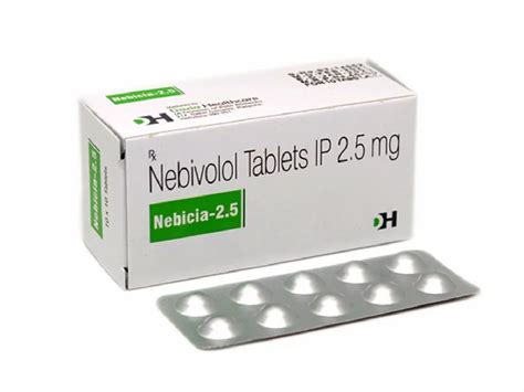 Nebivolol Hydrochloride 2 5 Mg Tablets At Rs 175 00 Box Ballabhgarh