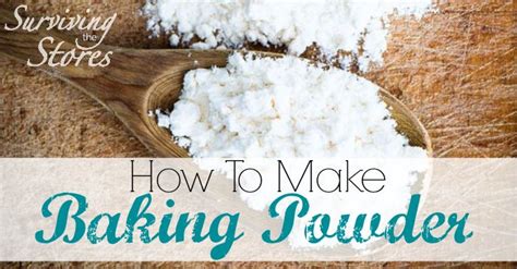 Homemade Baking Powder Without Any Cornstarch Surviving The