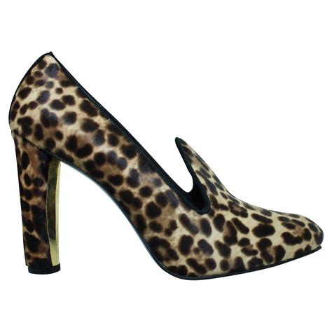 Stuart Weitzman Leopard Print Calf Hair Pumps Leather Ref 324027 Joli