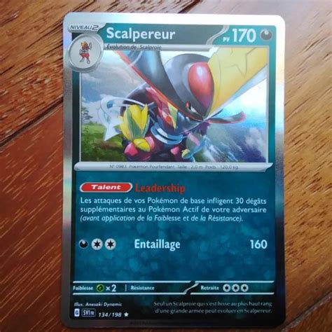 Carte Pok Mon Scalpereur Holo Carlate Et Violet Ev Fr Neuf