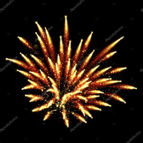 Gold Glittering Sparkle Fireworks — Stock Photo © Ronedale 87606456