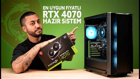 RTX 4070 RYZEN 5 7500F HAZIR SİSTEM YouTube