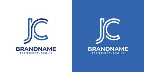 letter jc  monogram logo suitable  business  jc  cj