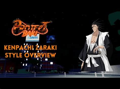 Project Baki The Eleventh Kenpachi Style Showcase Overview Youtube