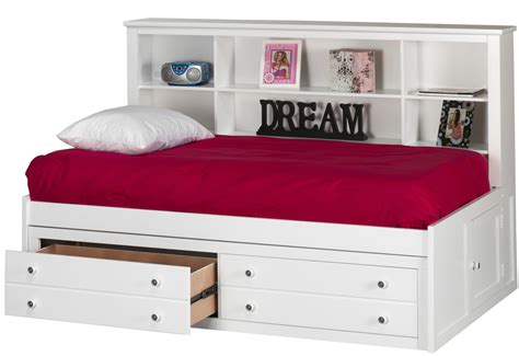 Daybed With Bookcase Headboard White Bookcase Daybed In Chicago