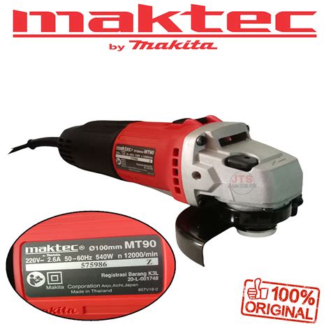 Maktec By Makita Mesin Gerinda Tangan Mm Angle Grinder Gurinda