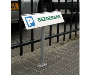 Parkeerbord Directie Aluminium Profiel DeLetterman Nl