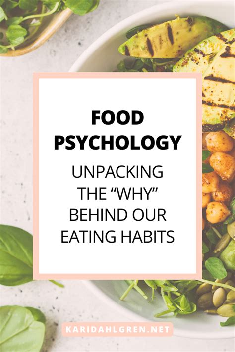 Food Psychology Unpacking The “why” Behind Eating Habits