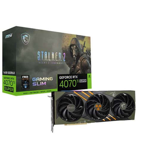 Msi Geforce Rtx Ti Super Gaming Slim Gb Gddr X Stalker Edition