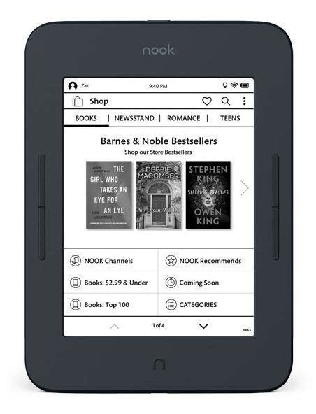 Refurbished Nook Glowlight 3 By Barnes And Noble 9780594918271 Nook Barnes And Noble®