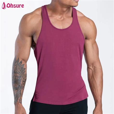 Best Selling Fitness Bodybuilding Muscle Stringer Mens Sport Tank Top