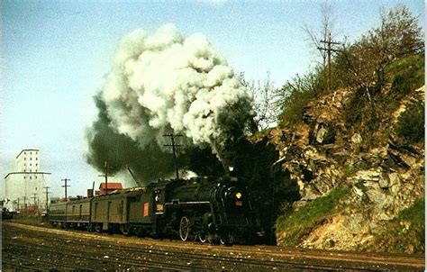 Postcardgrand Trunk Railroadsteam Locomotiveportland Mainevintage