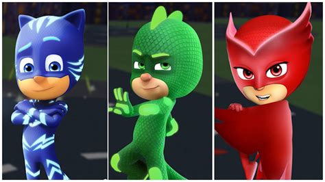 Pj Masks Hero Academy Pj Power Up Build And Race Track 7 Pj Masks Games Youtube