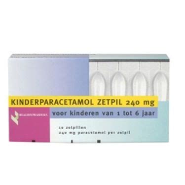 Paracetamol Kind Mg Zetpillen Healthypharm Nova Vitae