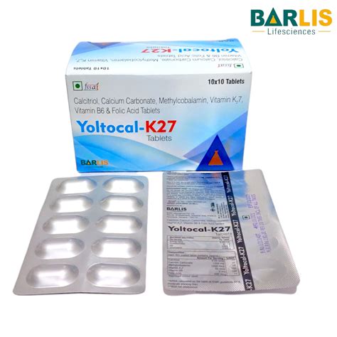 Calcitriol Calcium Carbonate Methylcobalamin Vitamin K Vitamin B And