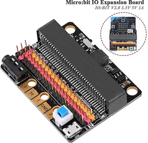 Placa de expansión de Microbit iofit V2 0 adaptador de Breakout