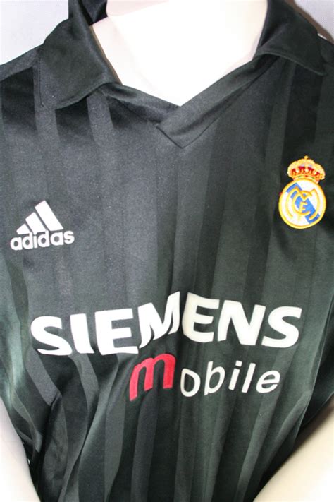 Adidas Real Madrid Trikot 23 David Beckham 2002 03 Siemens Schwarz