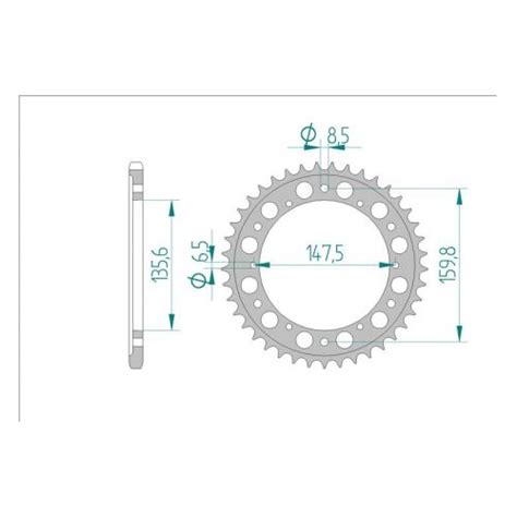 AFAM COURONNE ALU Au Pas De 520 Dans Votre Boutique All Bikes