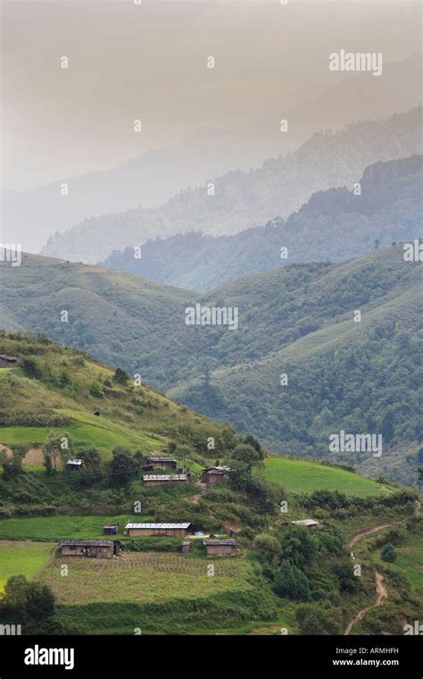 Himalayas Bhutan Asia Stock Photo Alamy