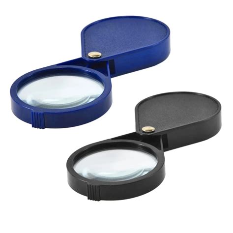 Loupe Optique Blue Loupe De Poche Pliante X Pouces De Diam Tre