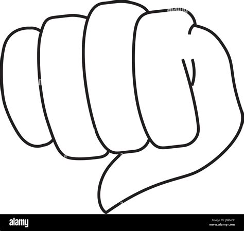 Fist hand symbol Stock Vector Image & Art - Alamy