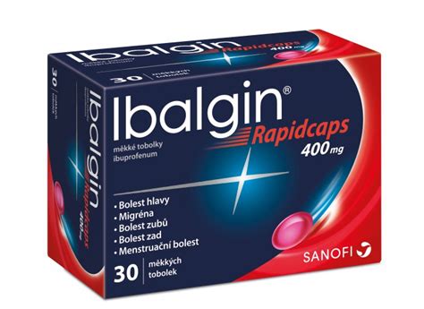 Ibalgin Rapidcaps 400mg 30cps lekáreň MAGISTER sk