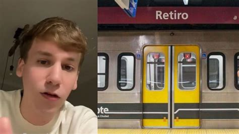 Video El Curioso Detalle Que Impactó A Un Español Que Visitó El Subte Porteño