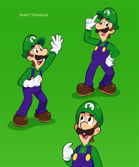 Luigi Mario Drawn By Vinny Dingitydingus Danbooru