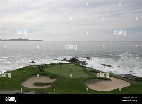 pebble beach golf course, california Stock Photo - Alamy