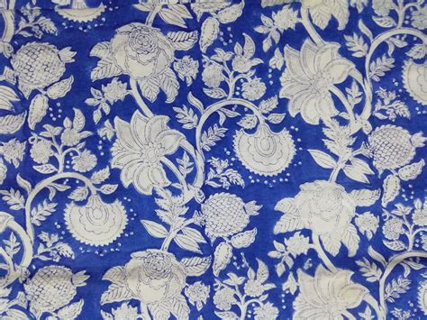 Block Print Fabric Block Print Cotton Fabric Indian Fabric Etsy Uk