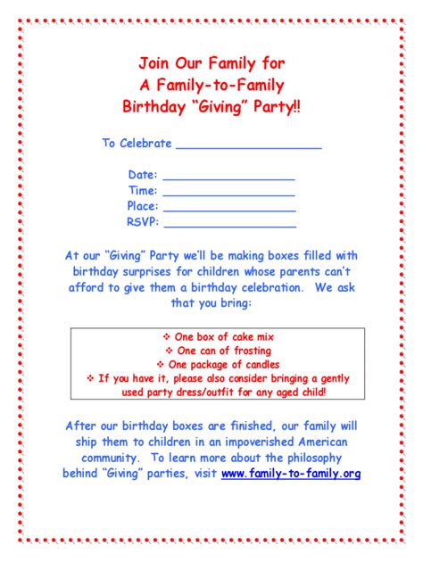 Fillable Online How To RSVP To A Birthday Party Invitation Event